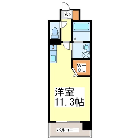 二本木口駅 徒歩6分 8階の物件間取画像